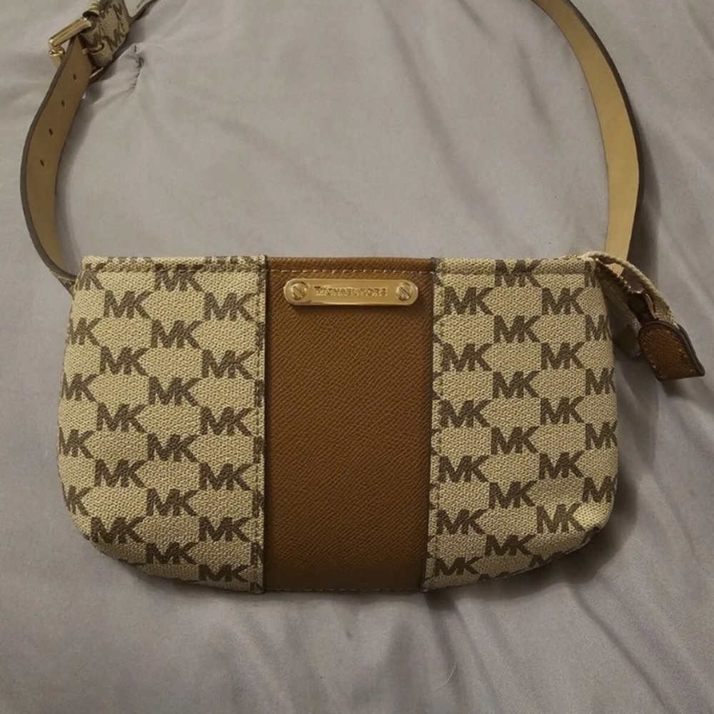 Michael Kors Brown and Cream Women's Bag